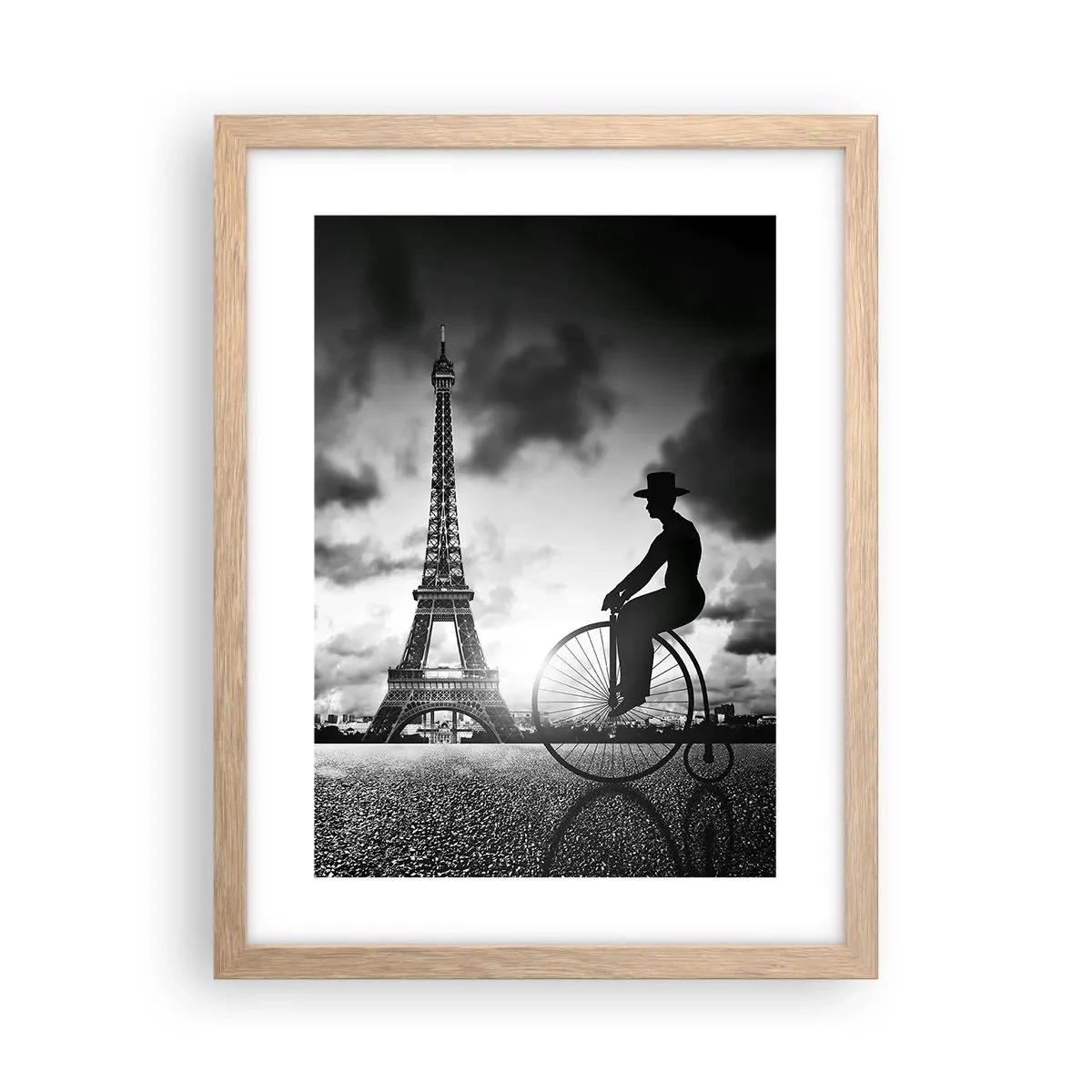 Póster en marco roble claro - Añoranza de la Belle Epoque - 30x40 cm