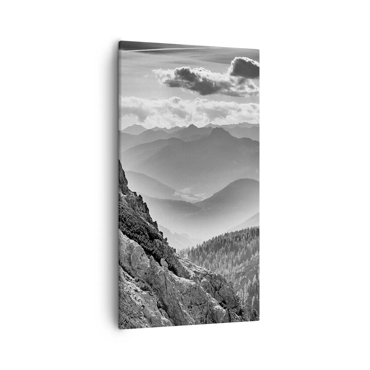 Cuadro sobre lienzo - Impresión de Imagen - Hasta el horizonte - 55x100 cm