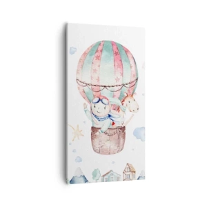 Cuadro sobre lienzo - Impresión de Imagen - Volveremos pronto - 55x100 cm