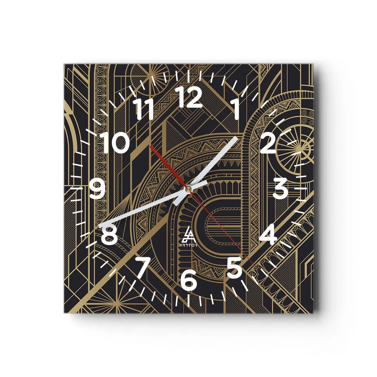 Reloj de pared - Reloj de vidrio - Conceptos, ideas, planes - 30x30 cm