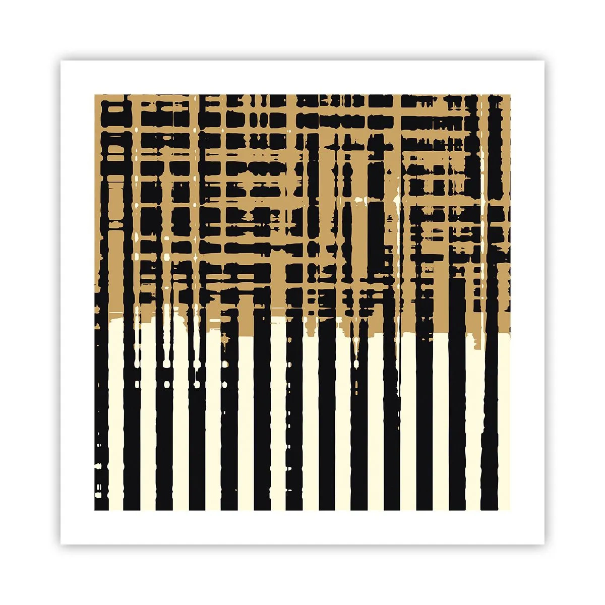 Póster - Abstracción arquitectónica - 50x50 cm