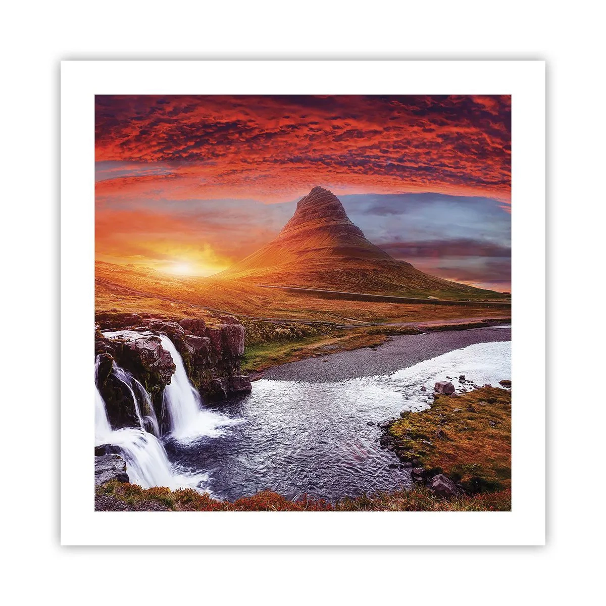 Póster - Una vista de la Tierra Media - 50x50 cm