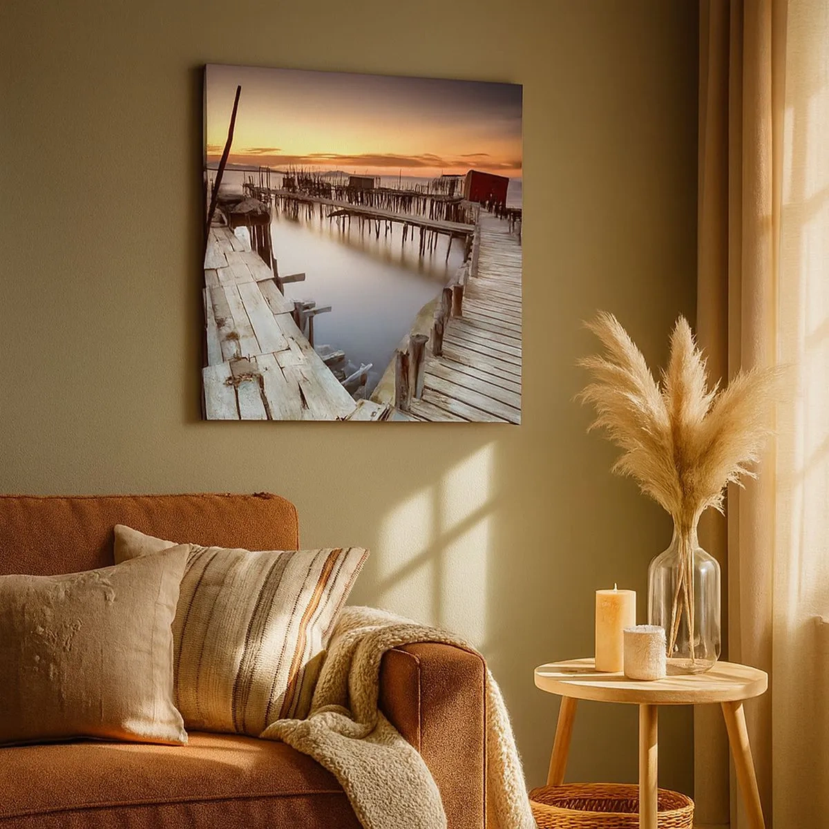 Cuadro sobre lienzo - Impresión de Imagen - Auténtico, sublime - 30x30 cm