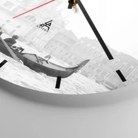 Esfera sin numeración, con rayas