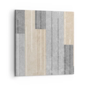 Cuadro sobre lienzo - Impresión de Imagen - Composición: sostener la vertical - 60x60 cm