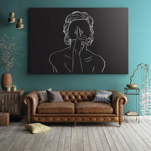 Cuadro sobre lienzo - Impresión de Imagen - La belleza florece en silencio - 70x50 cm