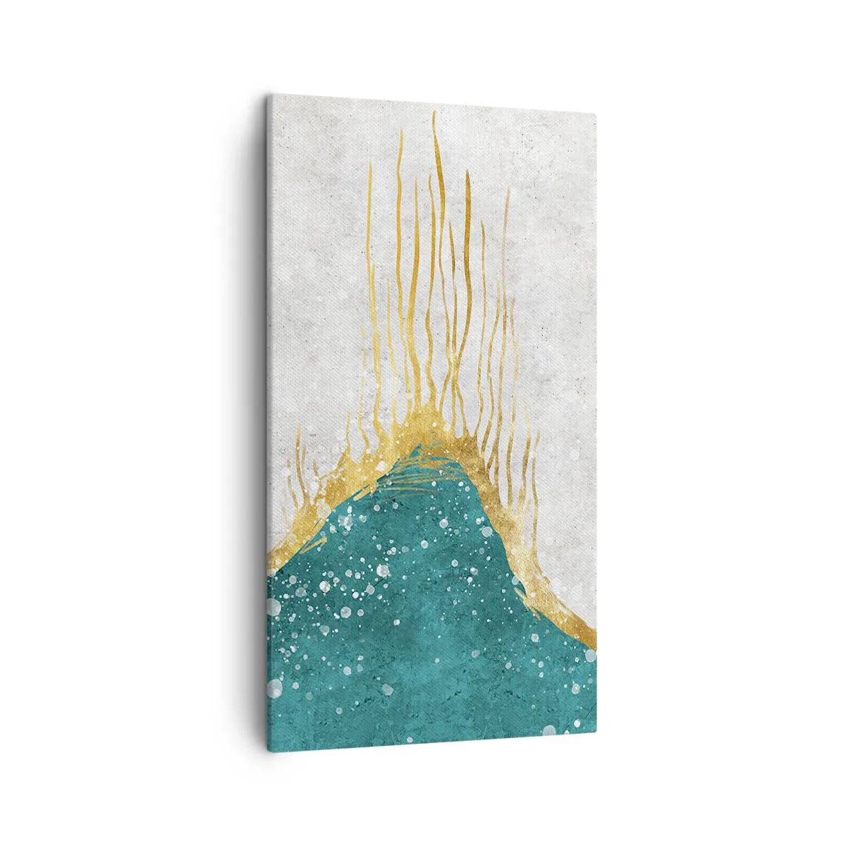 Cuadro sobre lienzo - Impresión de Imagen - Marea dorada - 45x80 cm