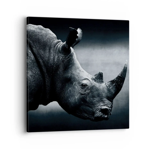 Cuadro sobre lienzo - Impresión de Imagen - Perfil derecho - 40x40 cm