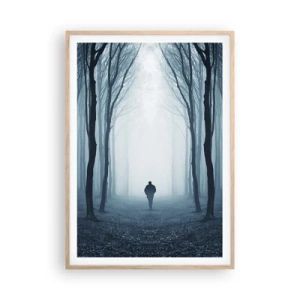 Póster en marco roble claro - Alto y claro - 70x100 cm