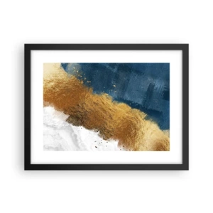 Póster en marco negro - Los colores del verano - 40x30 cm