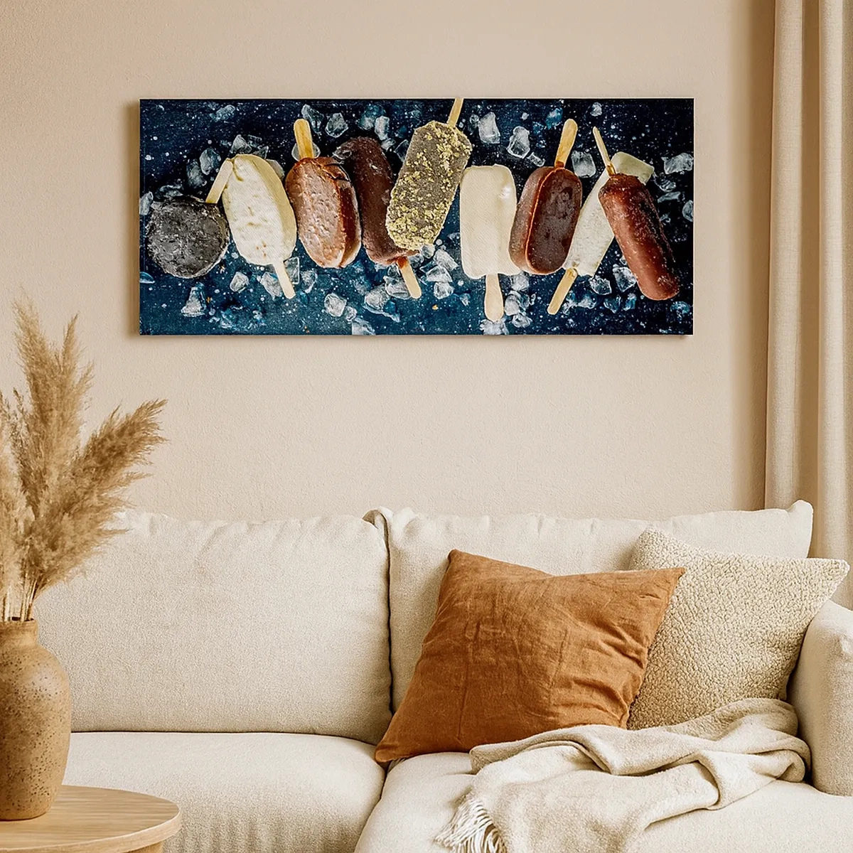 Cuadro sobre lienzo - Impresión de Imagen - El sabor del verano caluroso - 30x30 cm