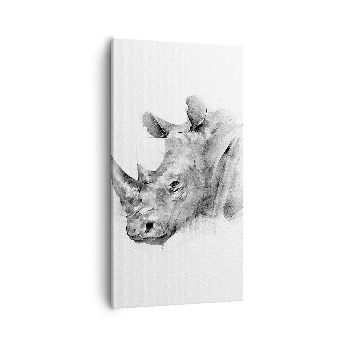 Cuadro sobre lienzo - Impresión de Imagen - Retrato africano - 55x100 cm