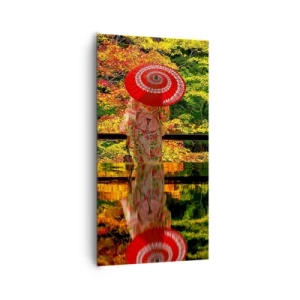 Cuadro sobre lienzo - Impresión de Imagen - En un templo de la naturaleza - 65x120 cm