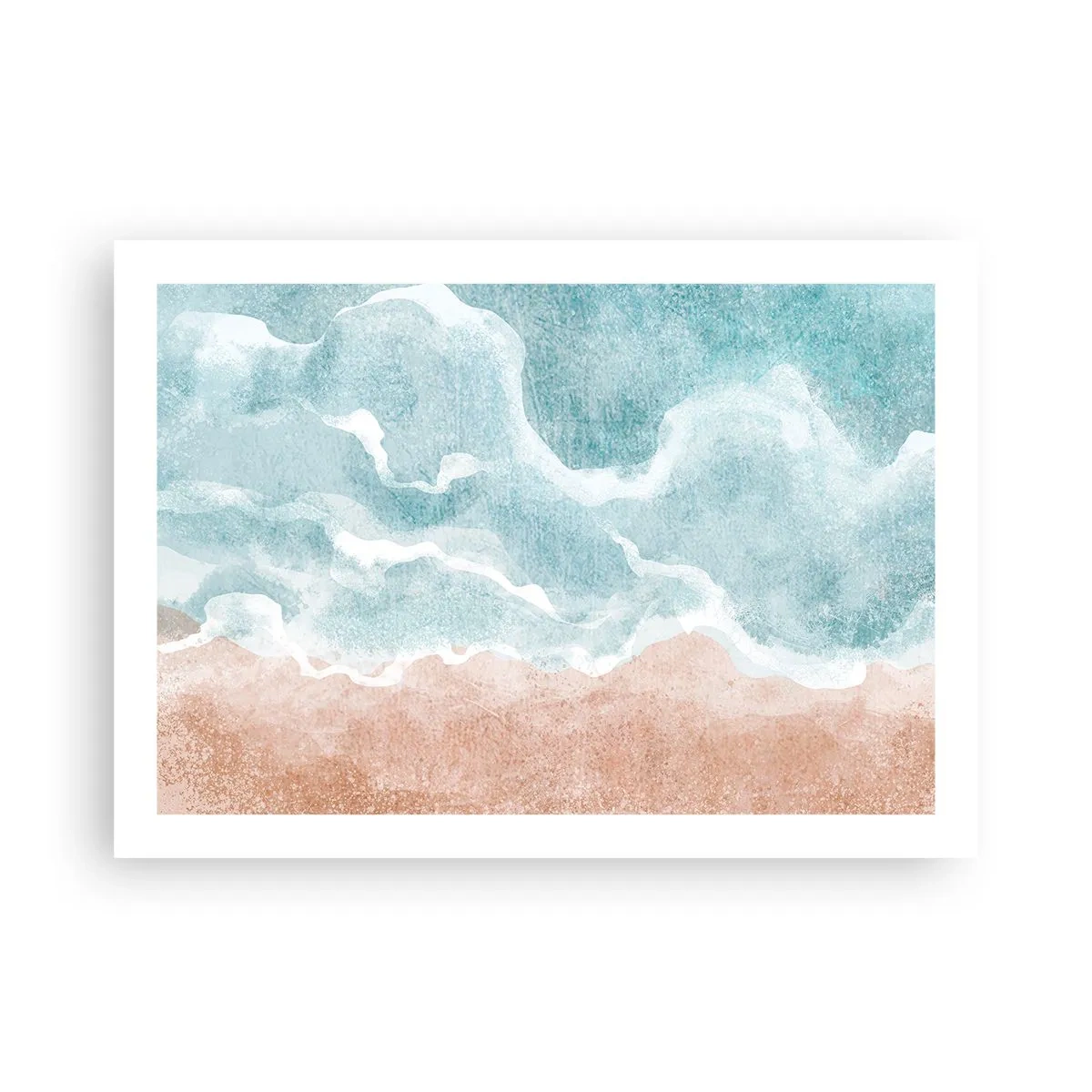 Póster - Abstracción de nubes - 70x50 cm