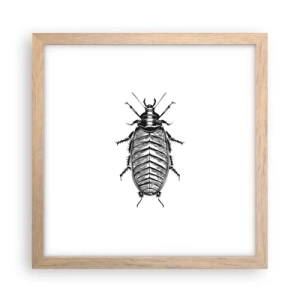 Póster en marco roble claro - ¡Qué espécimen! - 30x30 cm
