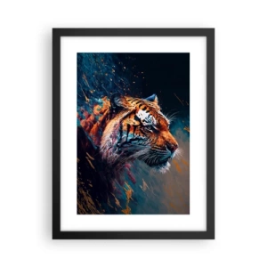 Póster en marco negro - Belleza salvaje - 30x40 cm