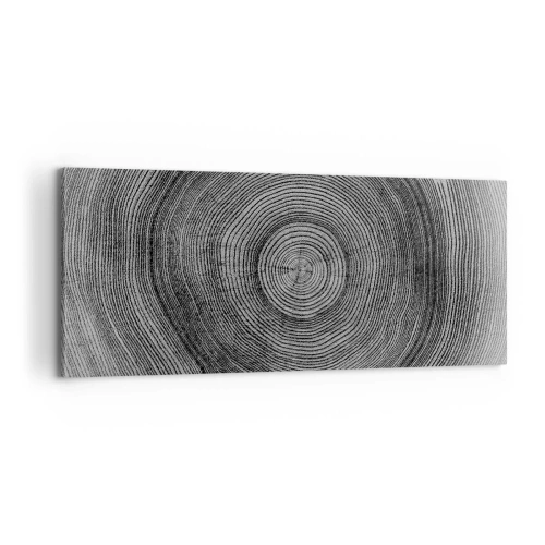 Cuadro sobre lienzo - Impresión de Imagen - El paso del tiempo - 100x40 cm