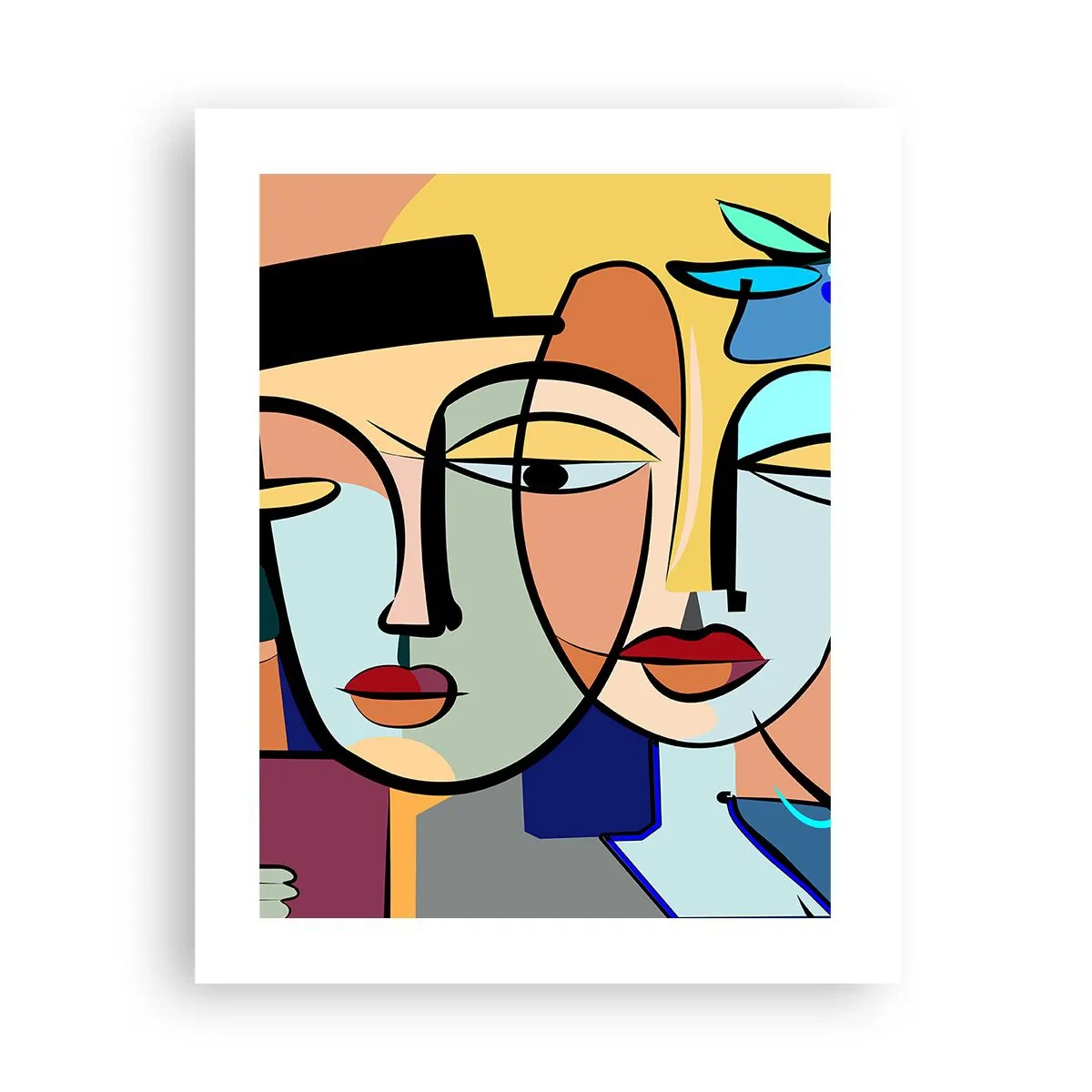 Póster - Randez vous de Picasso - 40x50 cm