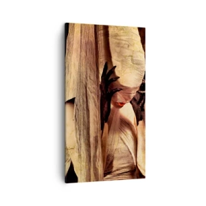 Cuadro sobre lienzo - Impresión de Imagen - Entre el bien y el mal - 45x80 cm