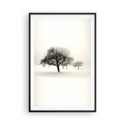 Póster en marco negro - Sueño de invierno - 61x91 cm