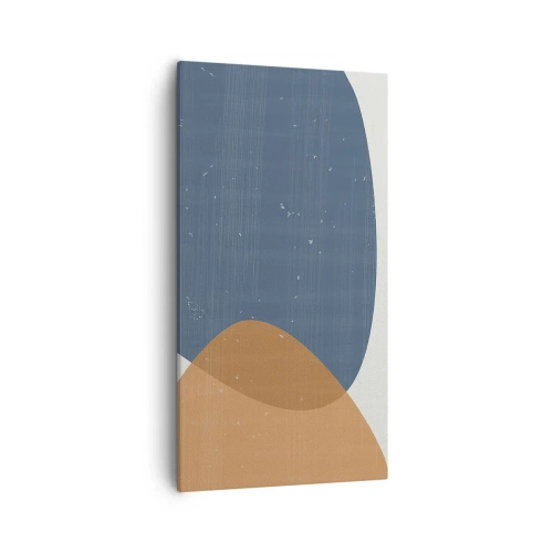 Cuadro sobre lienzo - Impresión de Imagen - Óvalos e influencias - 55x100 cm