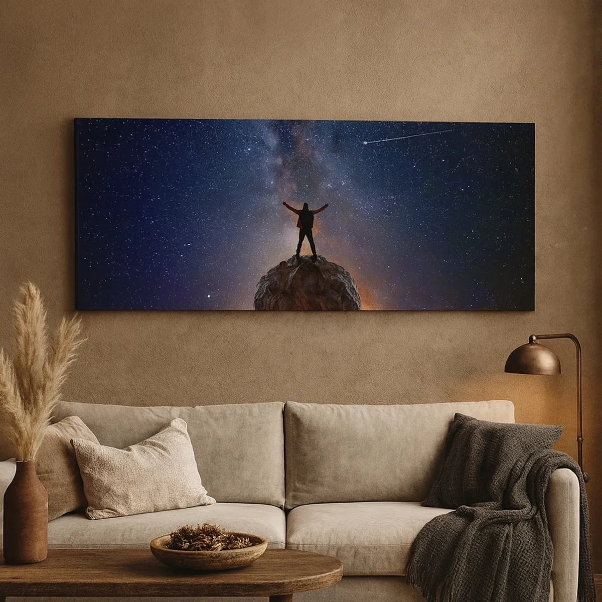 Cuadro sobre lienzo - Impresión de Imagen - ¡El poder está conmigo! - 30x30 cm