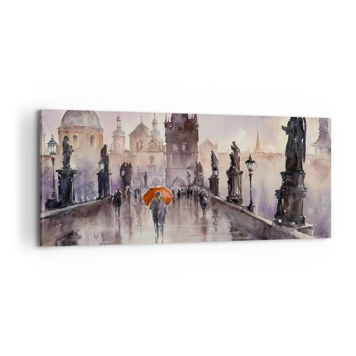 Cuadro sobre lienzo - Impresión de Imagen - La gente no cambia - 100x40 cm