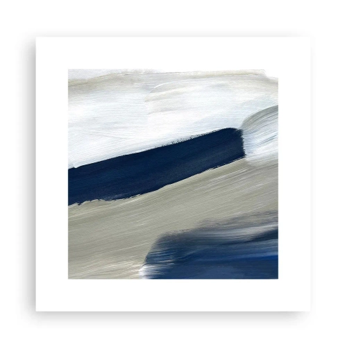 Póster - Encuentro con el blanco - 30x30 cm