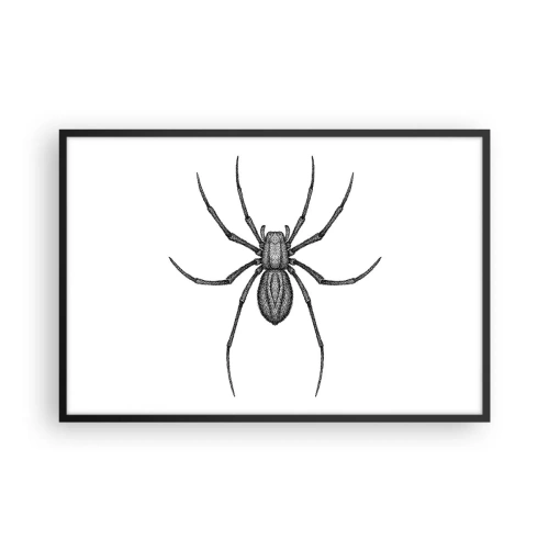 Póster en marco negro - Precisión inquietante - 91x61 cm