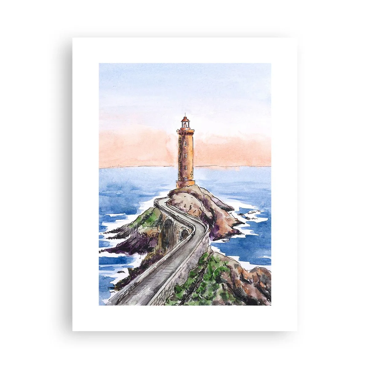 Póster - Frente al mar - 30x40 cm