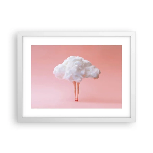 Póster en marco blanco - Dulce promesa - 40x30 cm