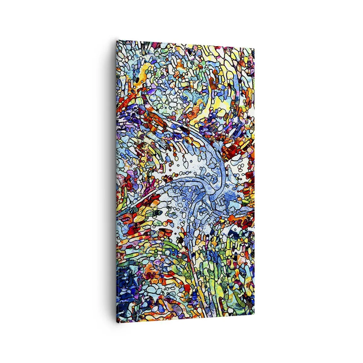 Cuadro sobre lienzo - Impresión de Imagen - Vidriera - 55x100 cm