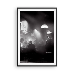 Póster en marco negro - En clave de jazz - 61x91 cm