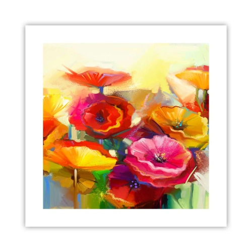 Póster - No solo rojo - 40x40 cm