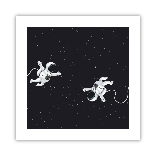 Póster - Danza cósmica - 40x40 cm