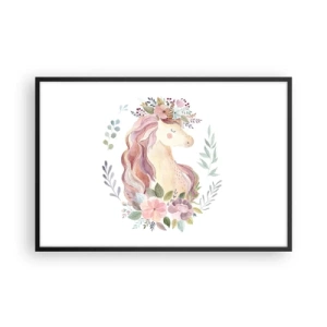 Póster en marco negro - Una invitación al mundo de los cuentos de hadas - 91x61 cm