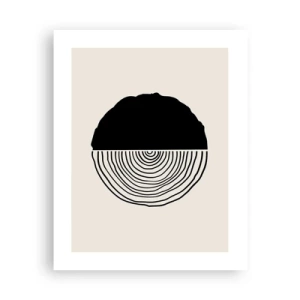 Póster - Mitad y mitad - 40x50 cm