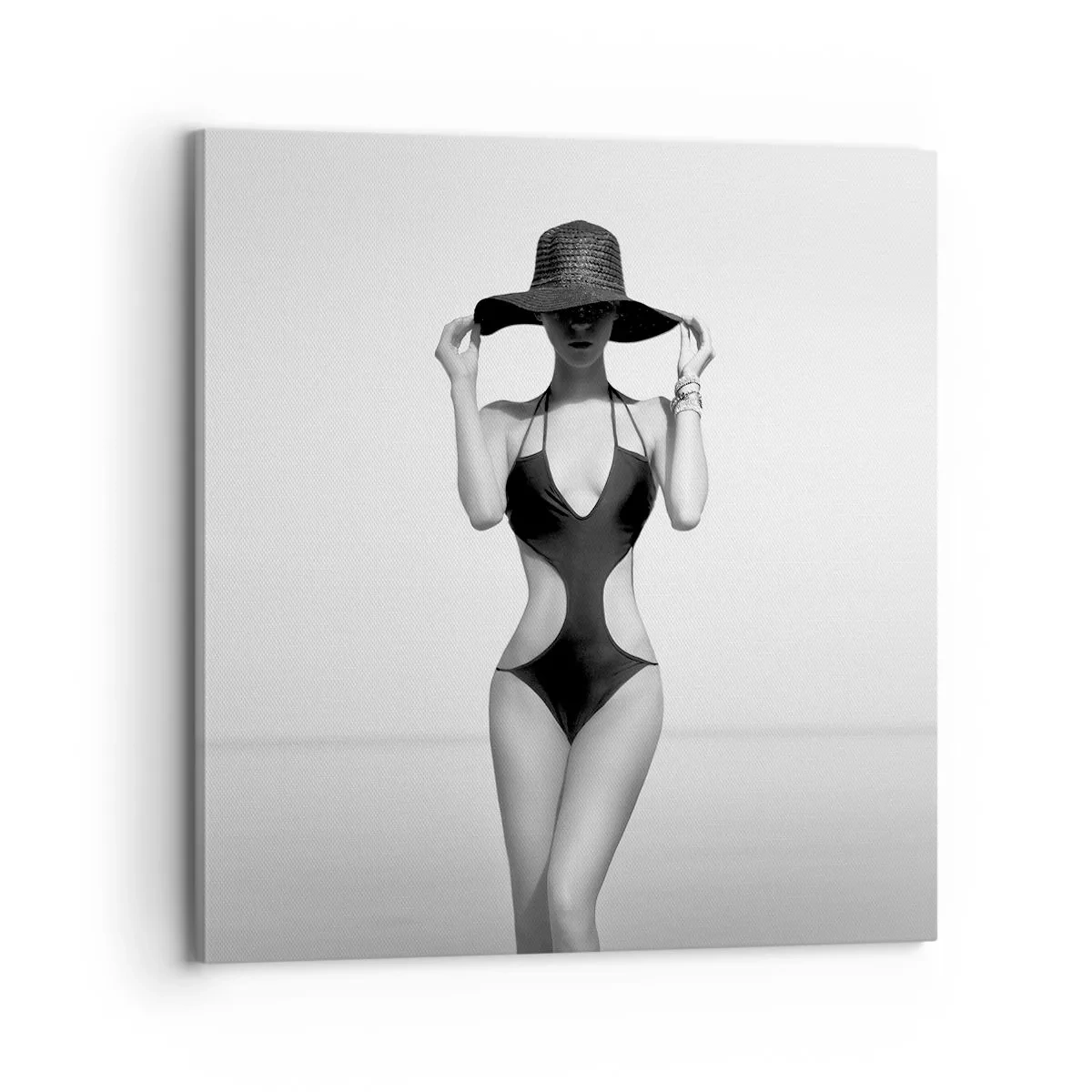 Cuadro sobre lienzo - Impresión de Imagen - Mi nombre es Elegancia - 70x70 cm