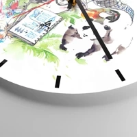 Esfera sin numeración, con rayas