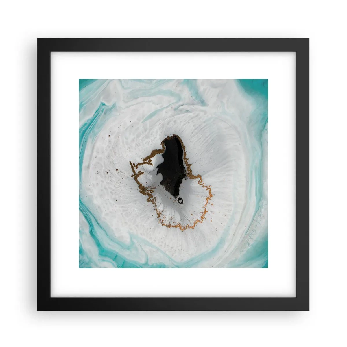 Póster en marco negro - Para acceder al interior - 30x30 cm