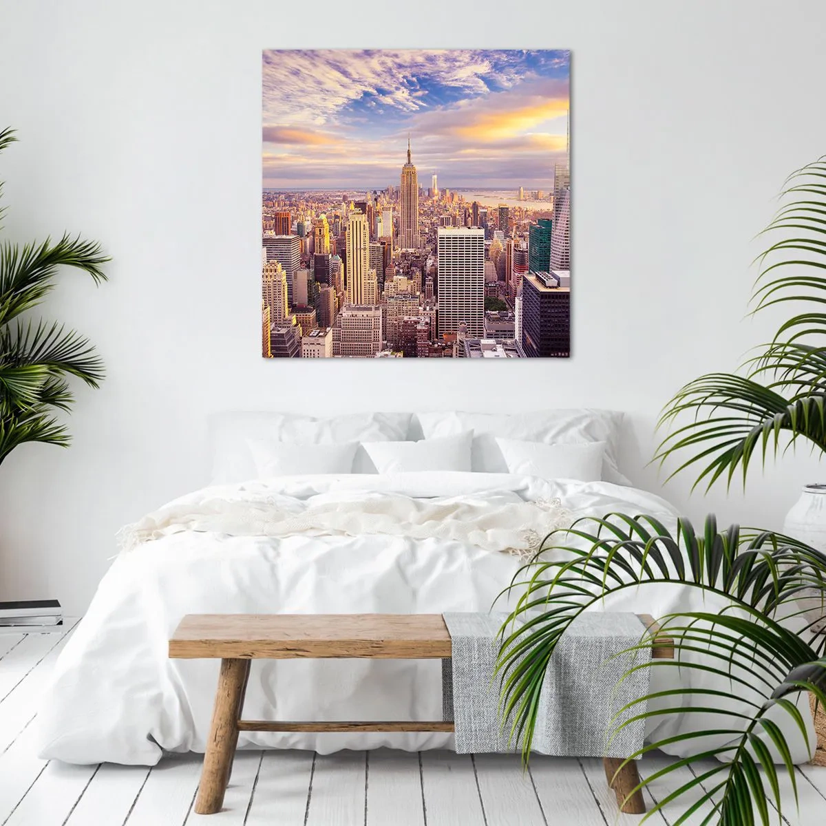 Cuadro sobre lienzo - Impresión de Imagen - Alcanzar las nubes - 40x40 cm