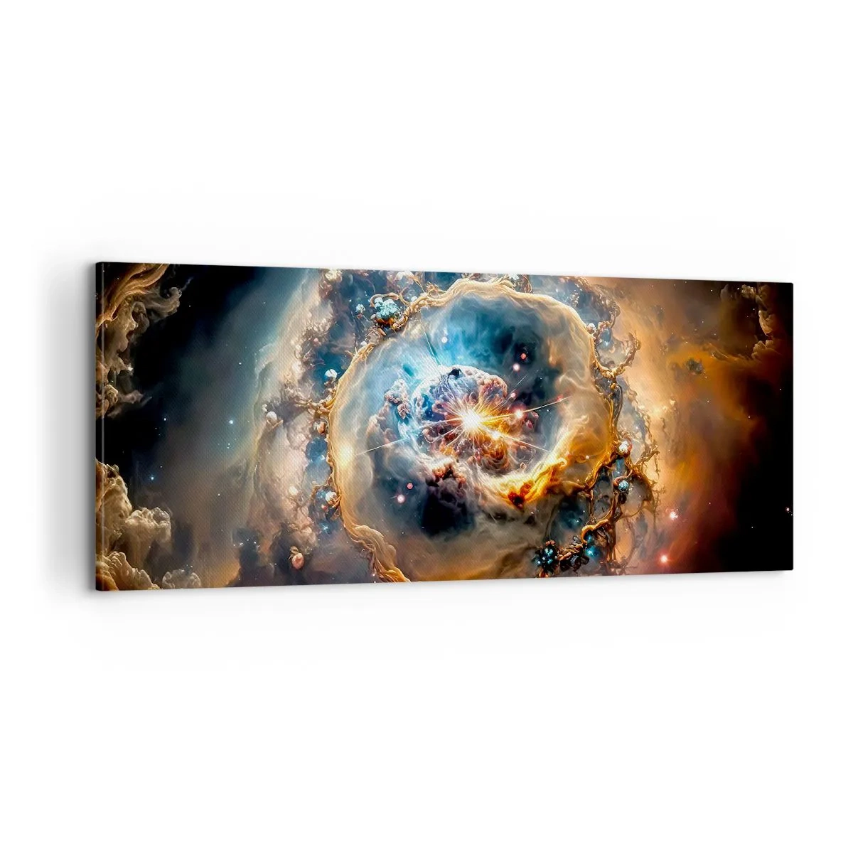 Cuadro sobre lienzo - Impresión de Imagen - El inicio de todo - 100x40 cm