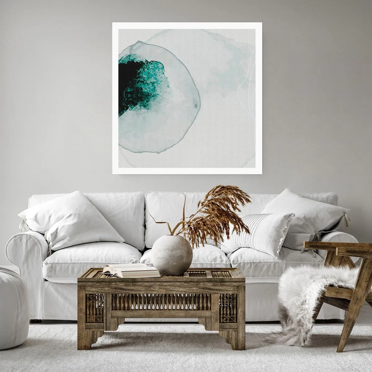 Póster - En una gota de agua - 60x60 cm