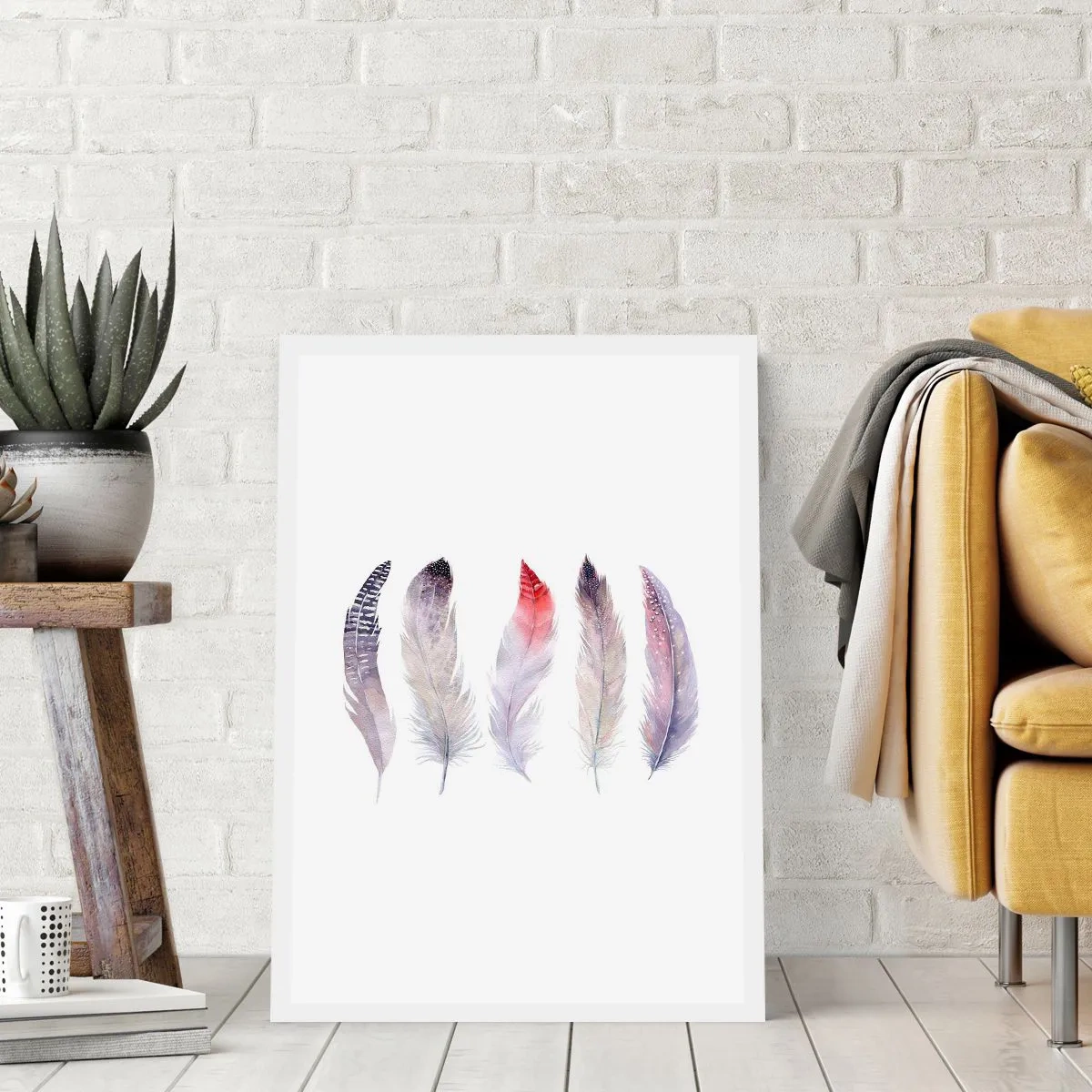 Póster - Suave como la niebla de muchos colores - 40x50 cm