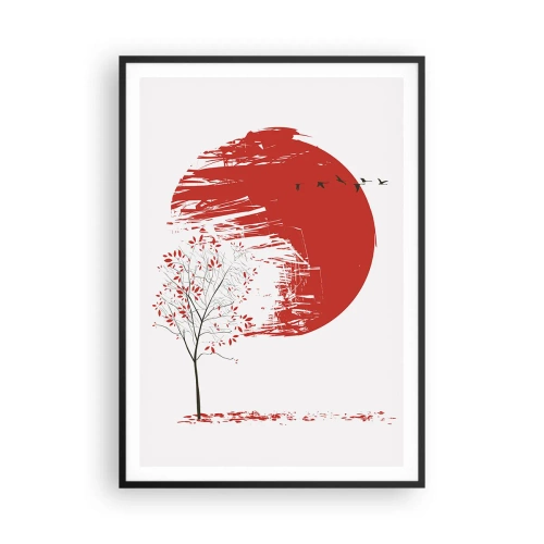 Póster en marco negro - ¿Conoces este país? - 70x100 cm
