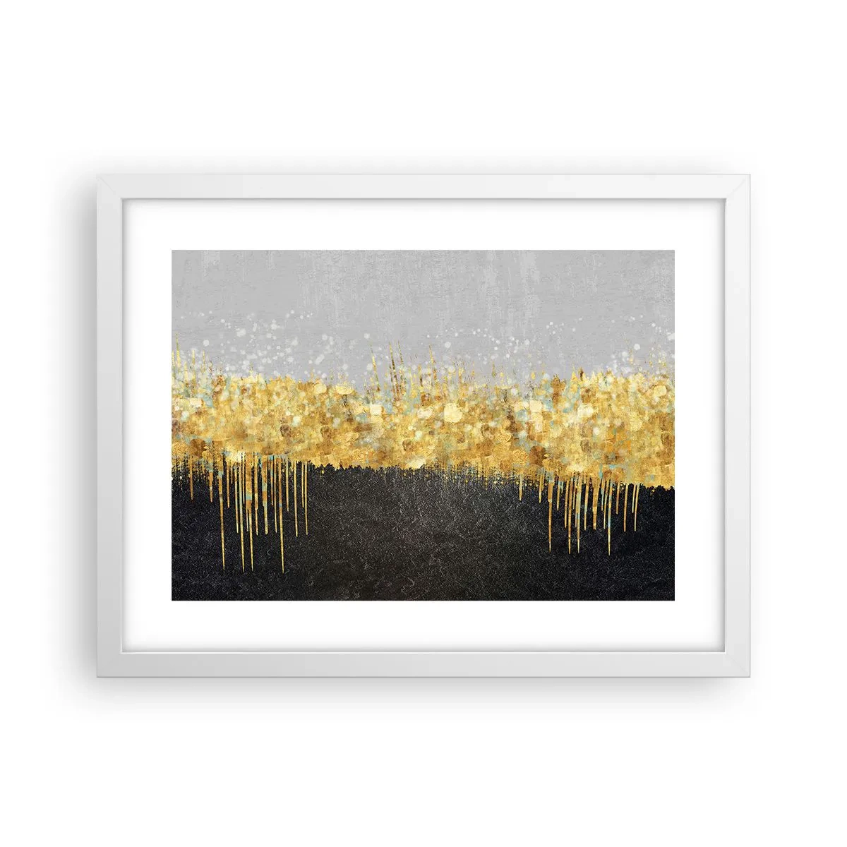 Póster en marco blanco - Hacia arriba y hacia abajo - 40x30 cm