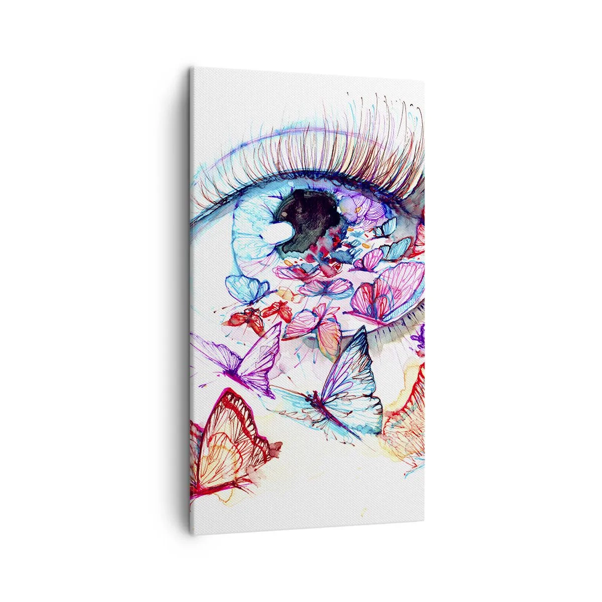 Cuadro sobre lienzo - Impresión de Imagen - El encanto de los ojos de cuento de hadas - 45x80 cm