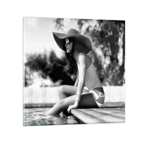 Cuadro sobre vidrio - Impresiones sobre Vidrio - Un sueño de verano - 50x50 cm