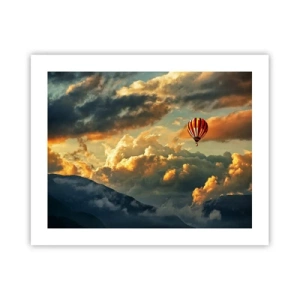 Póster - Vuelo porque quiero - 50x40 cm