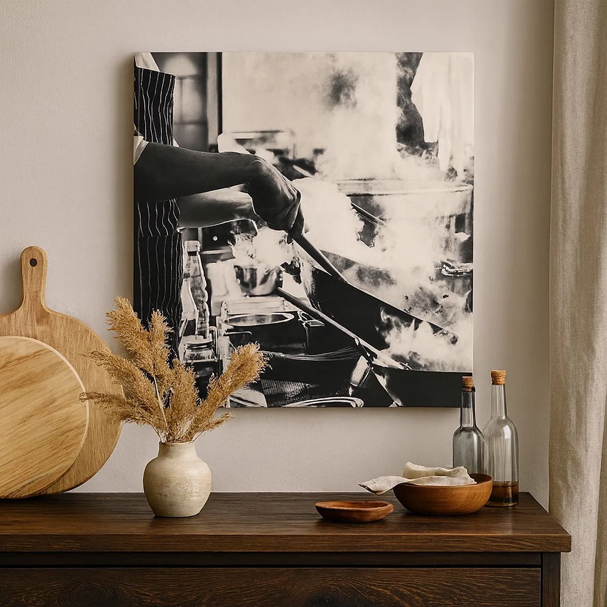 Cuadro sobre lienzo - Impresión de Imagen - Alquimia de sabores - 30x30 cm